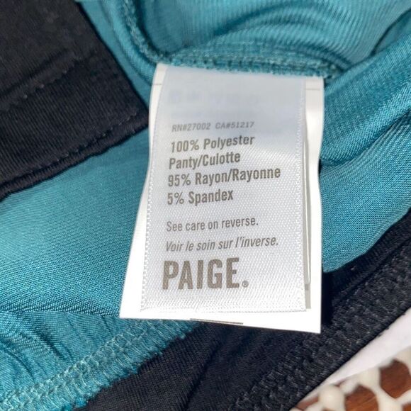 Paige Sevilla  Drapey Sleeve Crossover V-Neck Long Sleeve Bodysuit‎ Green XS - Picture 13 of 16